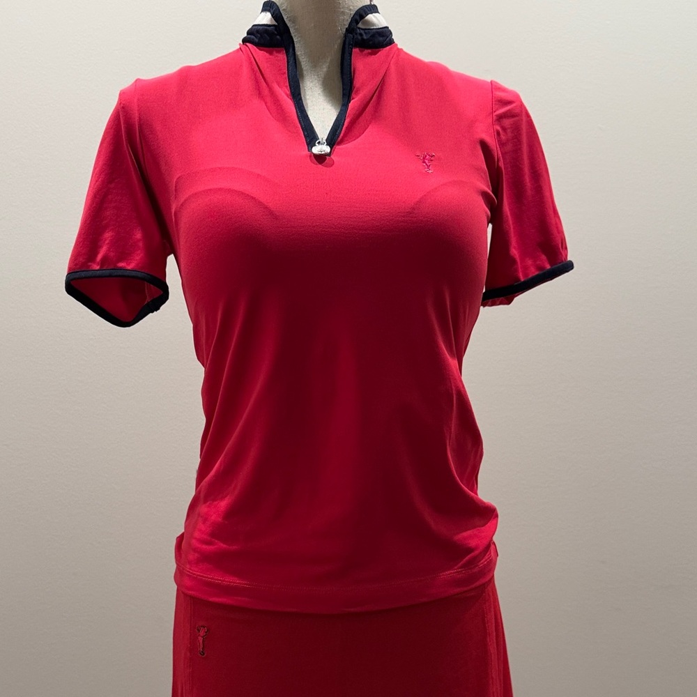 Women's Hot Pink Golf Polo